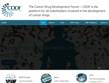 Tablet Screenshot of cddf.org